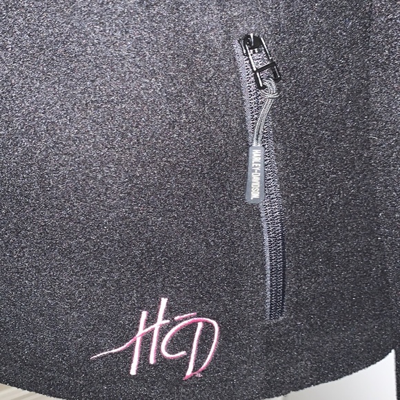 HARLEY-DAVIDSON SIZE MEDIUM FLEECE ZIPPERED JACKET - Picture 7 of 11